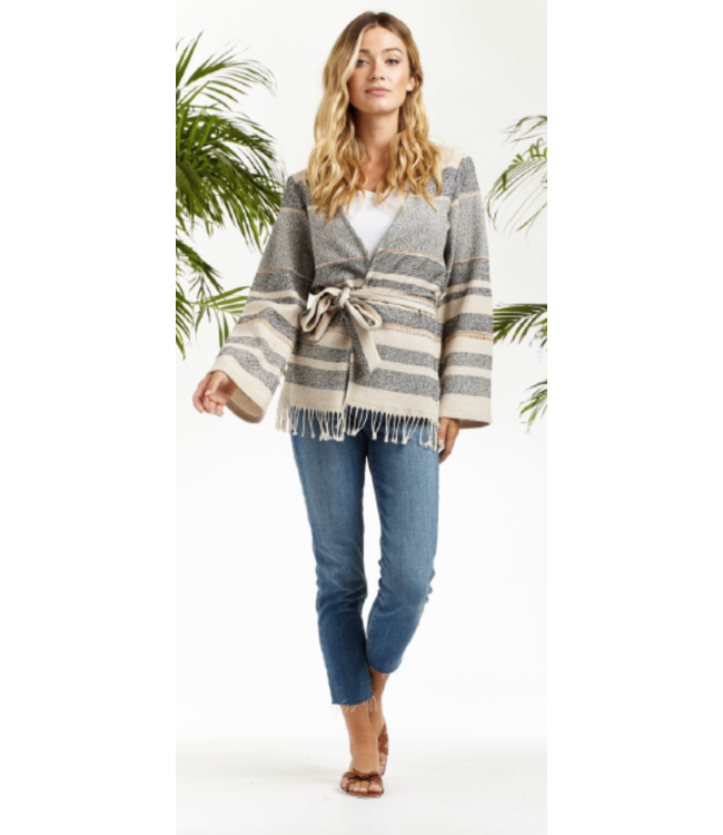 cardigan with fringe