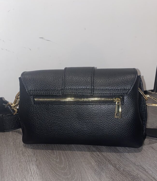 Black and Gold Crossbody Bag