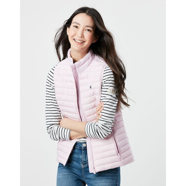 Joules Pink Puffy Warm Vest