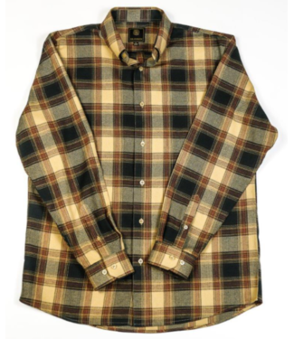 F/X Fusion Gold/Brown Flannel Shirt