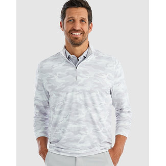 Johnnie Titan White Camo 1/4 Zip - Bettina's of Los Gatos