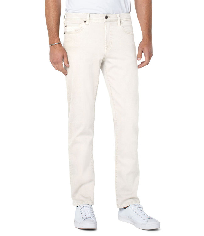 Liverpool Relaxed Straight Ecru Jeans 