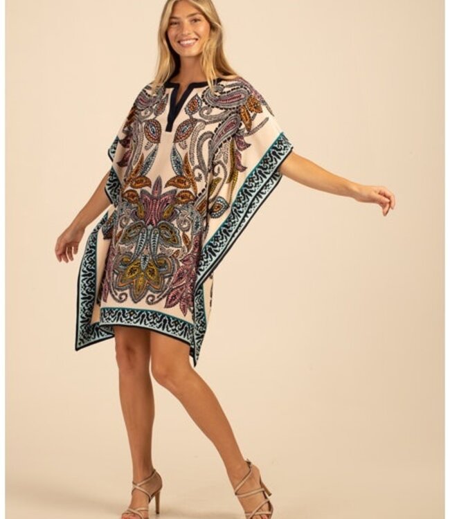 trina turk theodora silk maxi dress Trina Turk Theodora Silk Maxi Dress Caftan Size XS/S~NWT $398