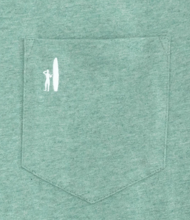 Johnnie-O Heathered Seaglass L/S T