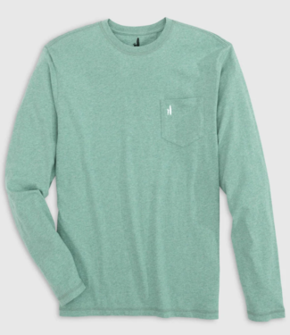 Johnnie-O Heathered Seaglass L/S T