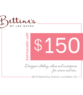 Gift Certificate $150