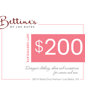 Gift Certificate $200