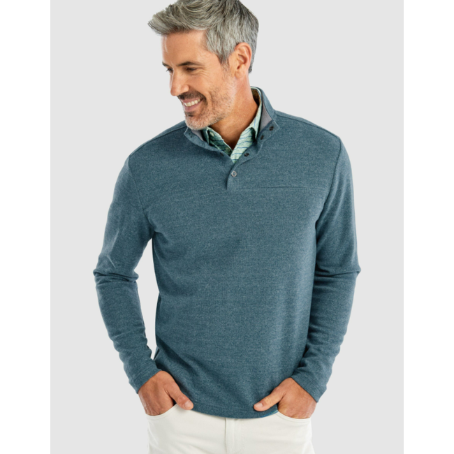Johnnie-O Dusty 1/4 Snap Pullover Pacific