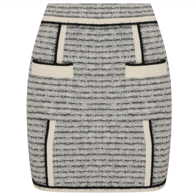 Paola Bernardi Deise Knit Mini Skirt Off White