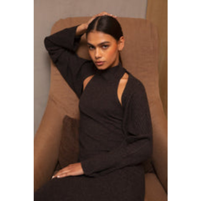 Bailey 44 Cori Mocha Sweater Halter 