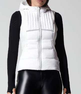 Reflective Feather Vest White