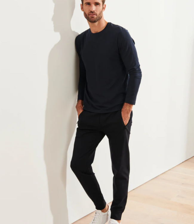 Patrick Assaraf Iconic L/S T-Shirt Midnight