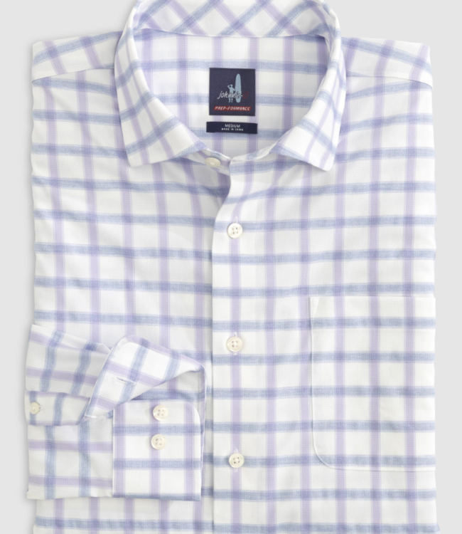 Johnnie-O Jagger Pastel Check Long Sleeve Performance Button Down