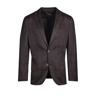 Ibiza Brown/Blue Plaid with Patch Pocket