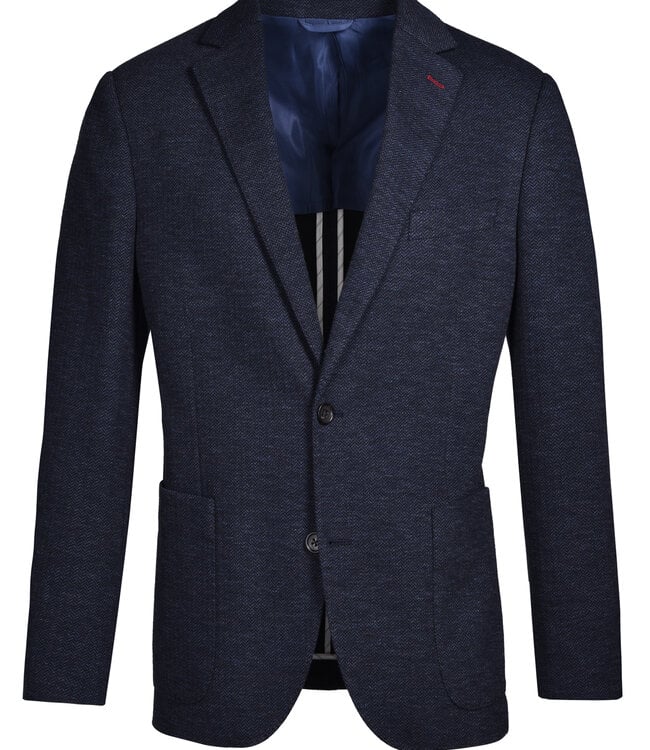 Ibiza Multi Blue Herringbone Blazer