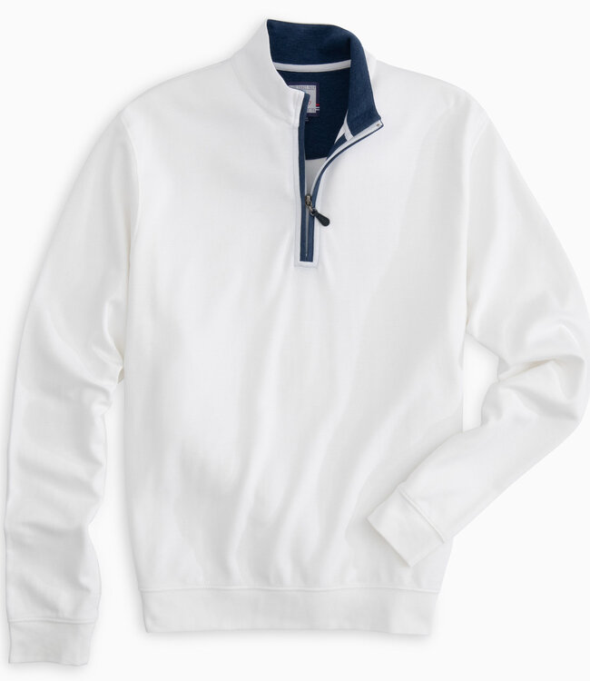 Johnnie-O Sully White 1/4 Zip