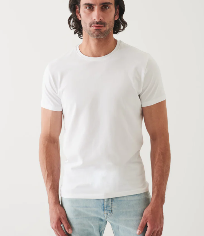 patrick assaraf Iconic Short Sleeve T-Shirt White