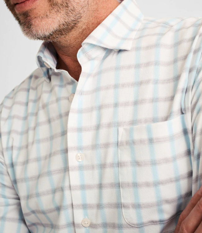 Johnnie-O Jagger Blue Neutral Plaid-Maliblu