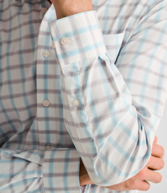 Johnnie-O Jagger Blue Neutral Plaid-Maliblu