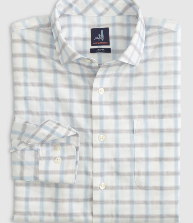 Johnnie-O Jagger Blue Neutral Plaid-Maliblu