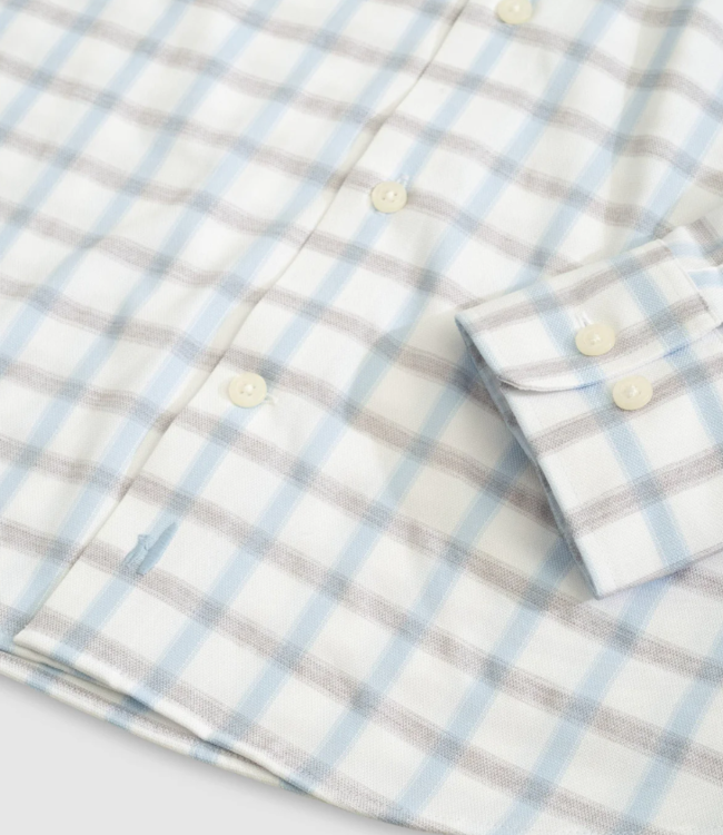 Johnnie-O Jagger Blue Neutral Plaid-Maliblu