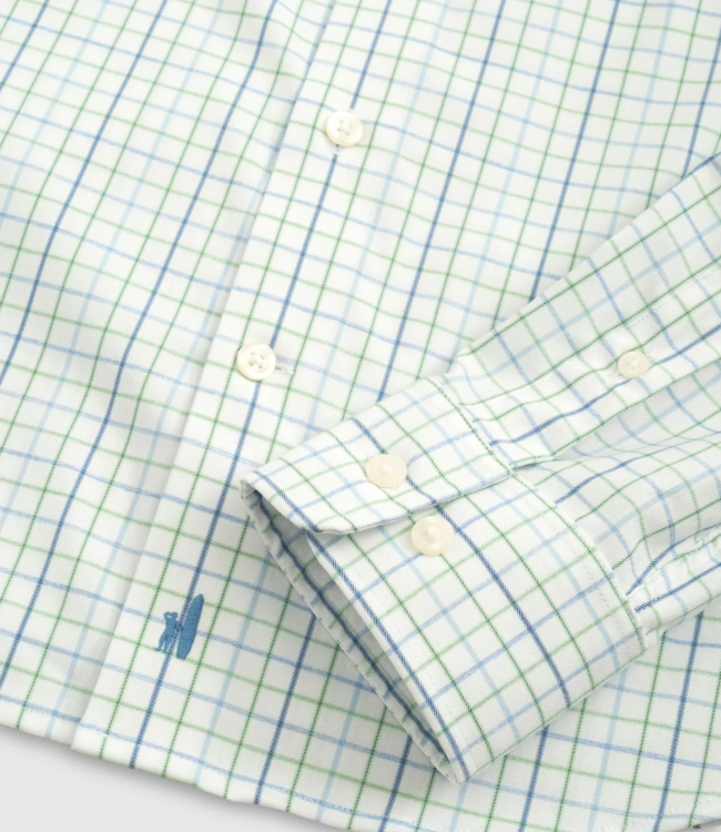 Johnnie-O Sav White Blue & Green- Oceanside