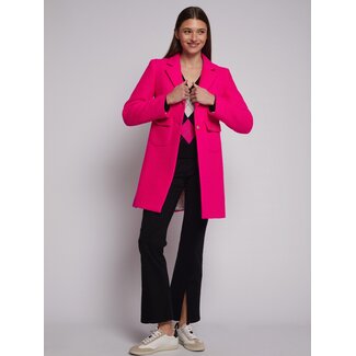 Vilagallo Neon Pink Overcoat