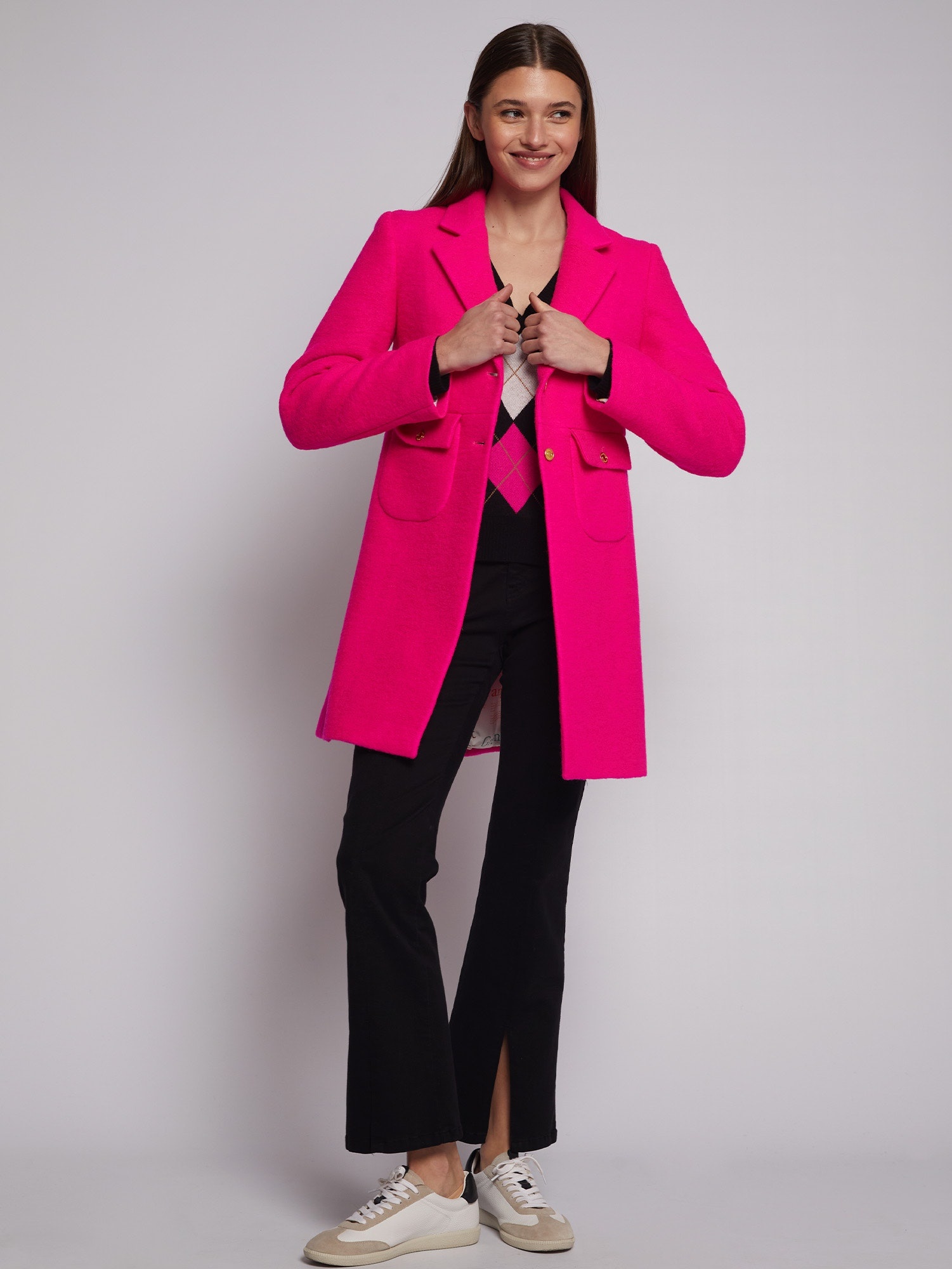 Vilagallo pink coat Outlet