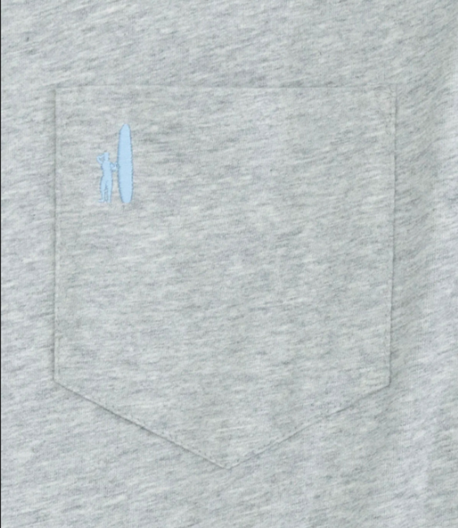 Johnnie-O Brennan Long Sleeve Heather Grey