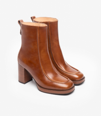 Nero Giardini Square Toe Boot Camel