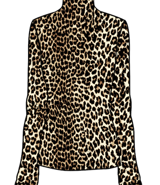 Suncoo Manech Cheetah Turtleneck Bettina s of Los Gatos