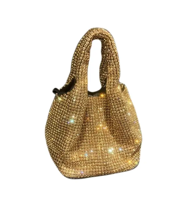 Gemelli Crystal Mini Bag Gold