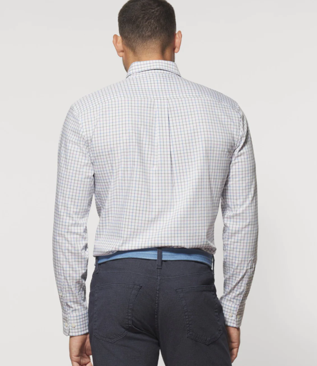 Johnnie-O Childers Grid Print Purple