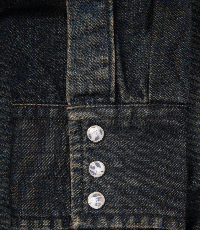 Q by Flynt Alamito Denim Button Down