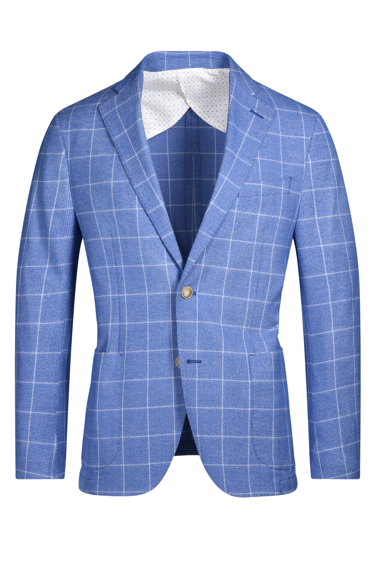 Plaid Single Button Coat – SKIES ARE BLUE