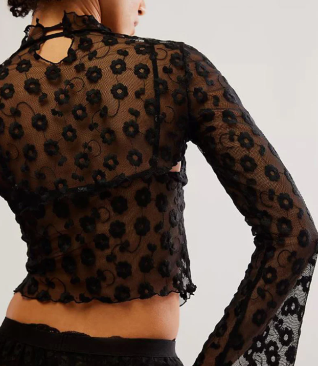 Only Hearts Virginia Mock Mesh Shrug