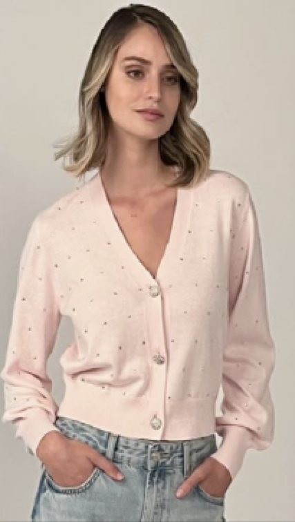 Blush Pink Sequin Duster Cardigan – Jolie Occasions