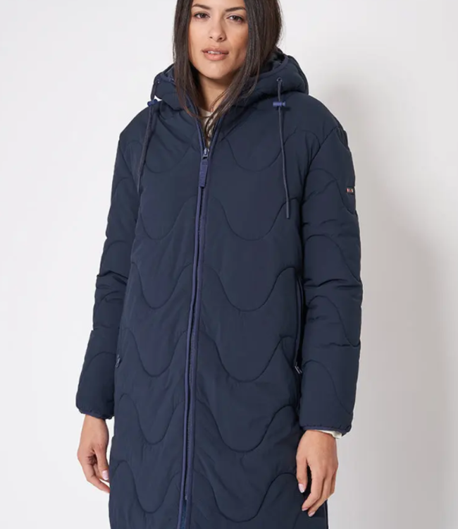 Batela Batela Olive Quilted Rain Coat