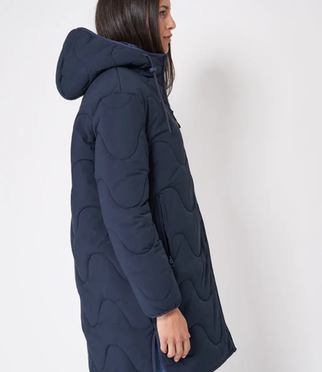 Batela Batela Olive Quilted Rain Coat