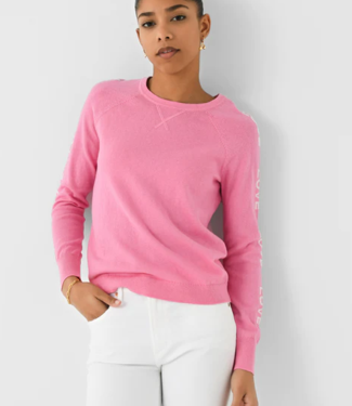 J Society Love Sleeve Crew Pink