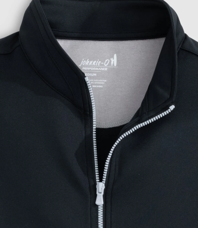 Johnnie-O Dave Black Zip Vest