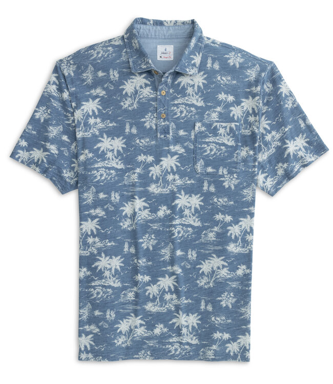 Johnnie-O Mirage Indigo Polo