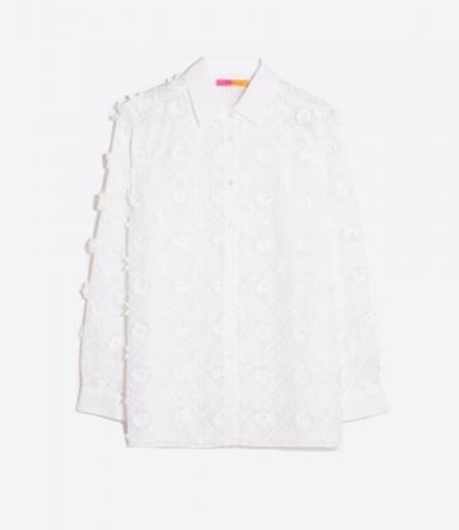 Vilagallo White Aplica' Blouse