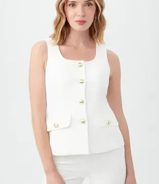 Trina Turk Juliette Whitewash Top