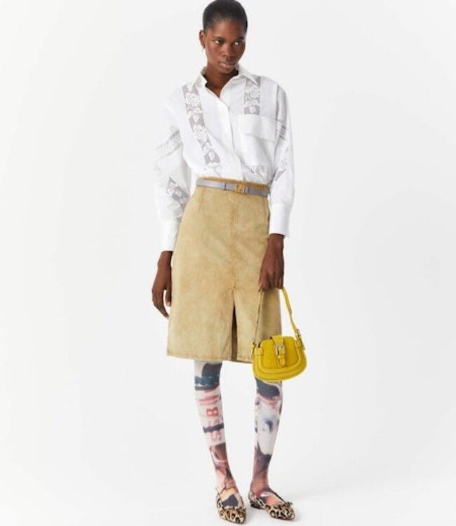 Beatrice B  Inlay Lace Tunic