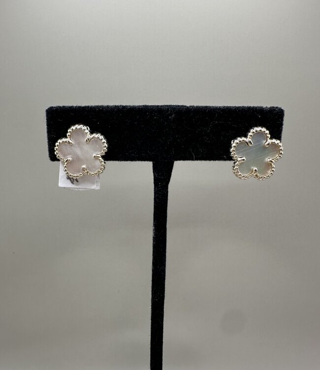 Citrine Pave Stud Earring