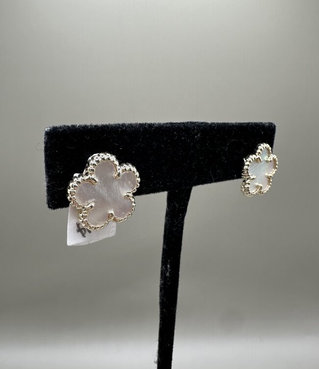 Citrine Pave Stud Earring