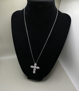 Sioro Jewelry Jeweled Cross Necklace