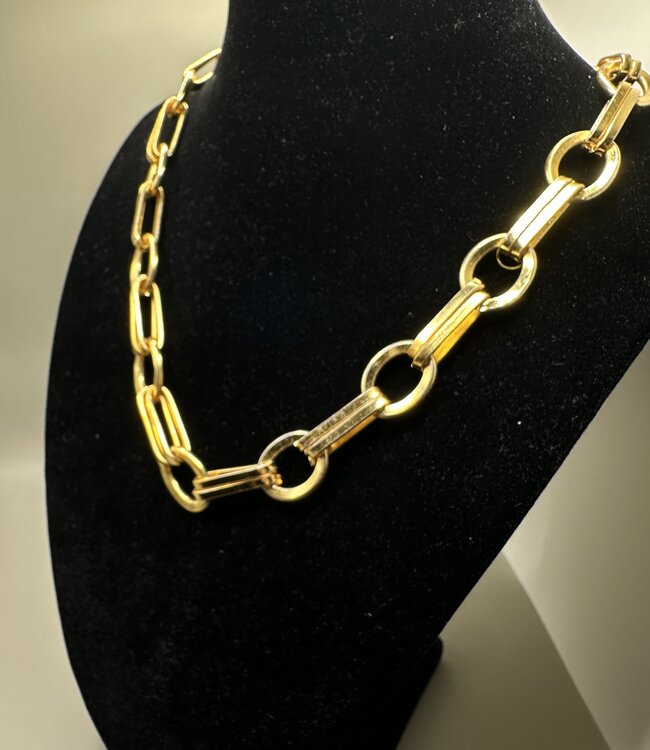 Wasee Cable Chain Gold 16"