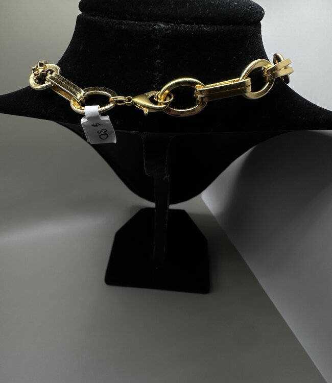 Wasee Cable Chain Gold 16"